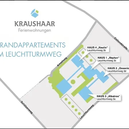 Strandappartements Am Leuchtturmweg Heimatgefuehl アパート *